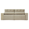 Sofá 4 Lugares Triunfo Retrátil e Reclinável 2.20M Suede Amassado Bege - 3