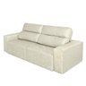 Sofá 4 Lugares Cavan Retrátil e Reclinável Suede Amassado Champagne - Rifletti - 5