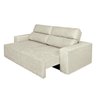 Sofá 4 Lugares Cavan Retrátil e Reclinável Suede Amassado Champagne - Rifletti - 3