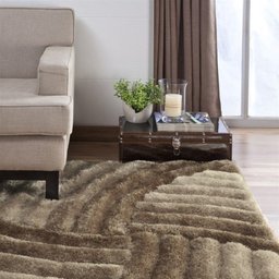 Tapete 3D Star Bege 200 x 250cm- Tapetes Corttex - 1