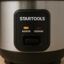 Ver imagem 3 de Panela de Arroz Elétrica 1 Litro 127V Preta Cozinha Rápida Antiaderente, Cozimento a Vapor