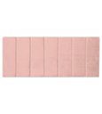 Ver imagem 4 de Cabeceira Veludo Rosa Modular 60x20 P/ Cama Queen 8 Peças