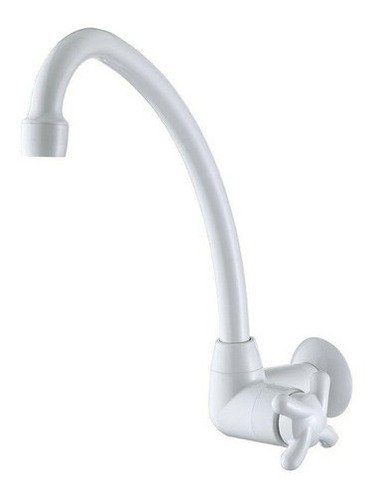 Torneira Cozinha Parede Alta Pvc Lorenzetti Brio 1/4 Volta