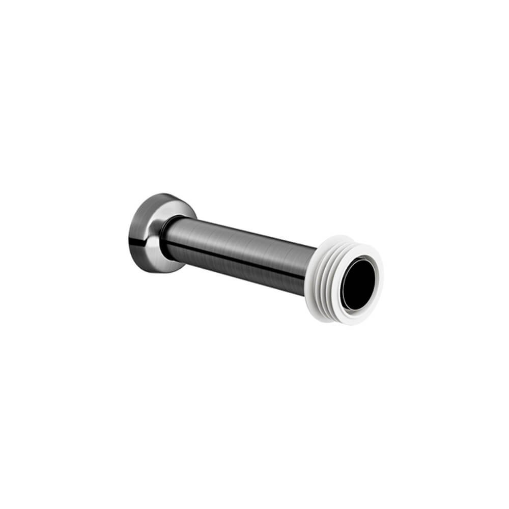 Tubo de Ligacao para Bacia 20cm Grafite Escovado - Docol - 1