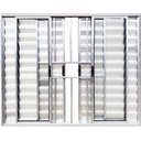 Ver imagem 1 de Janela de Aluminio Veneziana 6 Folhas com Grade Linha Leve:1,00 X 1,50/brilhante