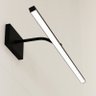 Luminária Arandela Quadro Espelho Led 3000k Preto 110v - 3