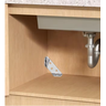 Kit 10 Conjunto Conectores de Canto de Móveis de Aço Inox 304 - 4