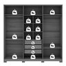 Guarda Roupa com 6 Portas de Abrir e 3 Gavetas em Mdp e Mdf - Cores - Holie - Robel Móveis - Jacaran - 5