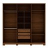 Guarda Roupa com 6 Portas de Abrir e 3 Gavetas em Mdp e Mdf - Cores - Holie - Robel Móveis - Jacaran - 6