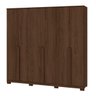 Guarda Roupa com 6 Portas de Abrir e 3 Gavetas em Mdp e Mdf - Cores - Holie - Robel Móveis - Jacaran - 1