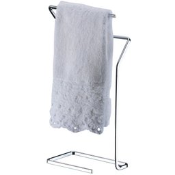 Porta Toalhas de Rosto Mãos Para Bancada Lavabo Banheiro Aço Cromado - 1