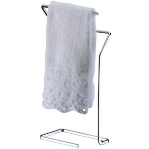 Porta Toalhas de Rosto Mãos Para Bancada Lavabo Banheiro Aço Cromado