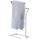 Ver imagem 1 de Porta Toalhas de Rosto Mãos Para Bancada Lavabo Banheiro Aço Cromado