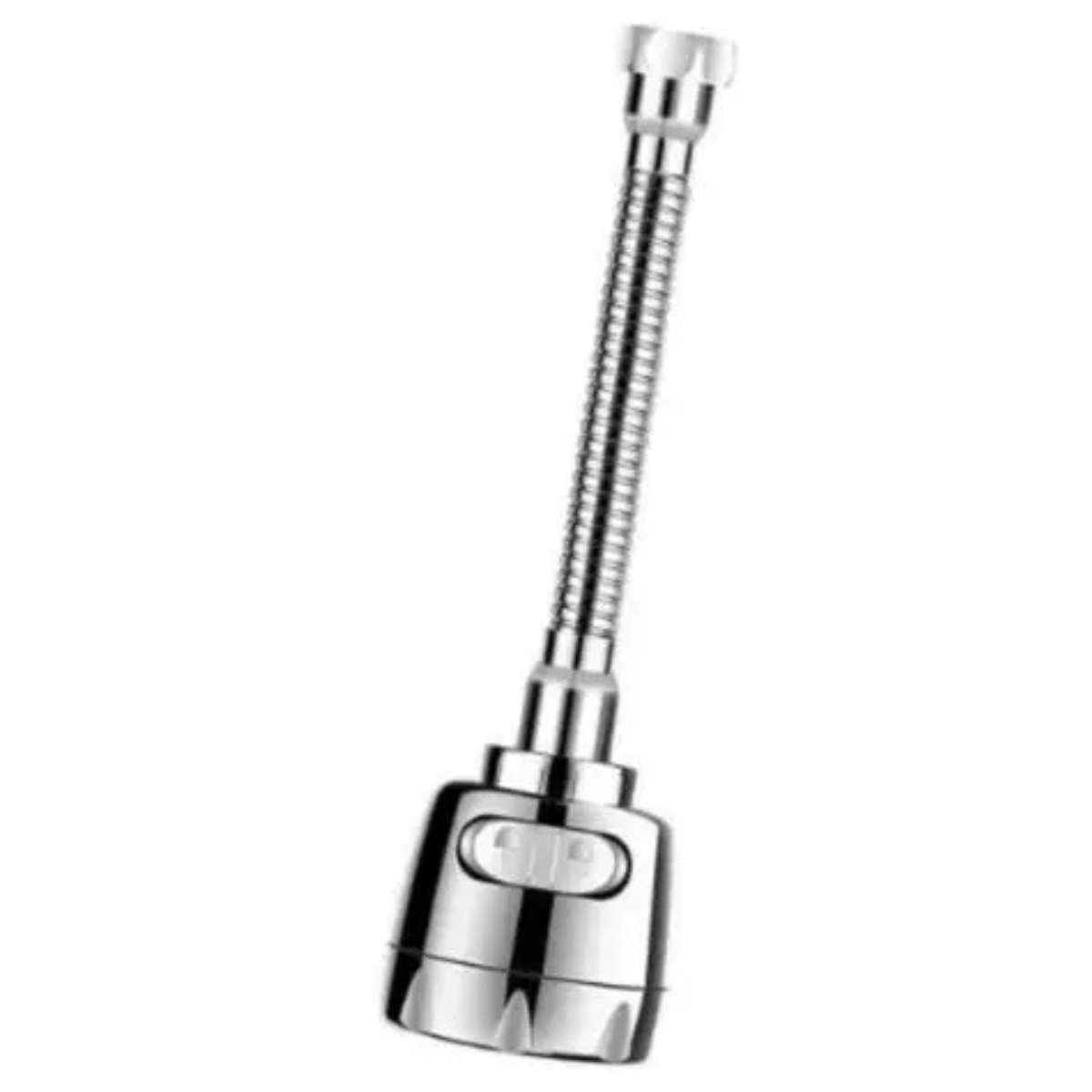 Bico Articulado Arejador Ducha Manual C Botão 3 Jatos Prata - 1