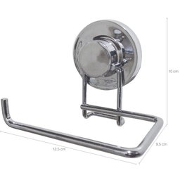 Suporte Para Papel Higiênico Papeleira Ventosa Banheiro Aço - 2 Suporte Para Papel Higiênico Papeleira Ventosa Banheiro Aço - 2