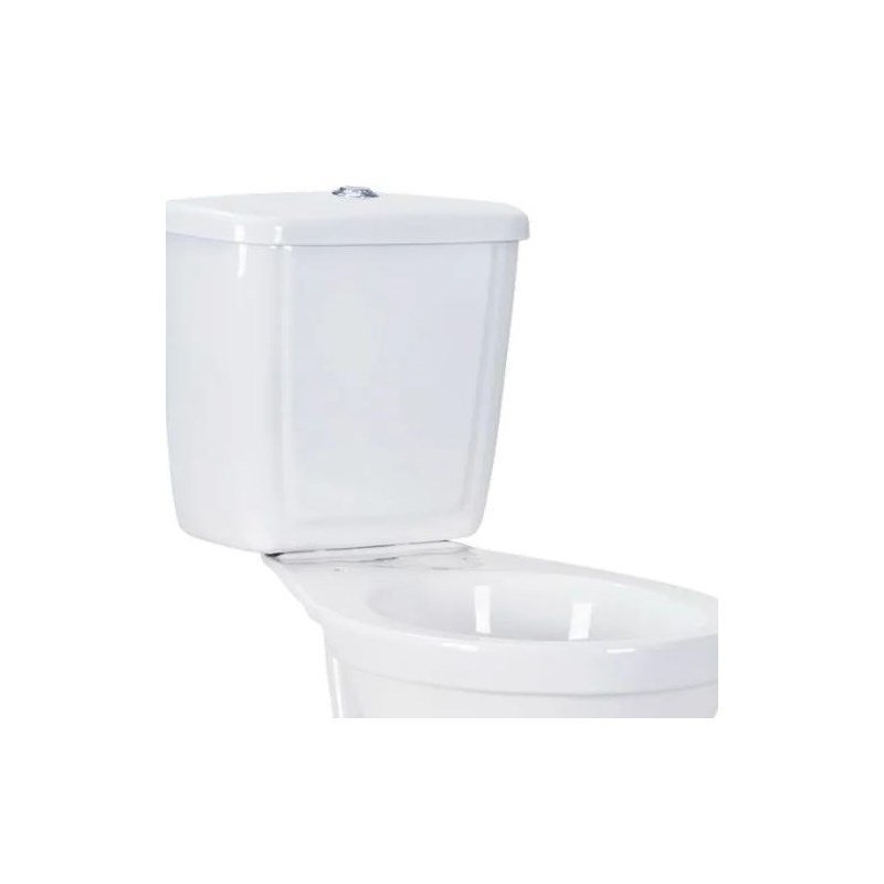 Conjunto Vaso Sanitário com Caixa Acoplada Aries Acionamento Duplo Branco - CELITE - 2