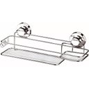 Ver imagem 5 de Suporte Para Shampoo Sabonete Com Ventosa Banheiro Cromado