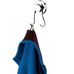 Gancho Duplo Cabide Multiuso Para Talher Toalha Com Ventosa - 3