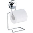 Ver imagem 1 de Papeleira Porta Suporte Duplo Papel Higiênico Parede Ventosa