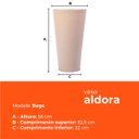 Ver imagem 3 de Vaso Cônico Aldora Bege 56 Terrano