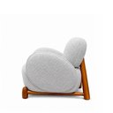 Ver imagem 6 de Poltrona Decorativa Maysa Bouclé Cinza - Sallar Home