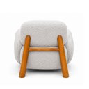Ver imagem 7 de Poltrona Decorativa Maysa Bouclé Cinza - Sallar Home