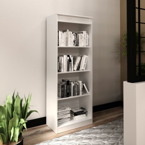 Estante Alta para Escritório Branca Tecnomobili Me4150 Cor: Branco
