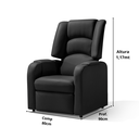 Ver imagem 3 de Poltrona Reclinável Papai Suécia - Estética - Corino Preto