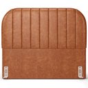 Ver imagem 3 de Cabeceira Cama Box King Estofada Orgânica 195cm Alice W01 Couríssimo Camel - Lyam Decor