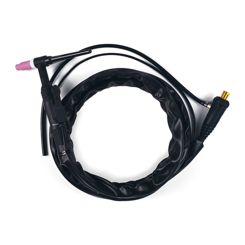 Tocha Máquina Solda Tig 150a Refrigerada a Ar Seca Wp 26 Gatilho Engate 13mm 3 Mts C/consumíveis