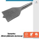 Ver imagem 3 de Broca Chata com Haste Curta para Madeira 26mm - Starfer