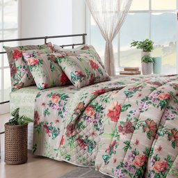 Jogo de Cama Duplo Casal 4 Peças Holly Realce Premium Sultan - 2