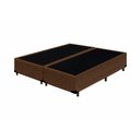 Ver imagem 2 de Cama Box Queen Colchão Mola Ensacada Belos Sonhos + Box Suede 64x158x198 Marrom
