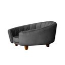 Ver imagem 5 de Poltrona Cama Caminha Pet Laddi Veludo Grafite Dvinn