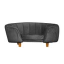 Ver imagem 1 de Poltrona Cama Caminha Pet Laddi Veludo Grafite Dvinn