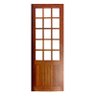 Porta de Madeira Maciça Meia Almofada Rodam Itaúba - 2.10 (A) X 0.82 (L) - 1