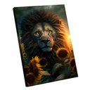 Ver imagem 1 de Quadro Leão Girassol -- Br Artes