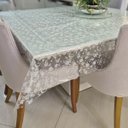 Ver imagem 1 de Toalha de Mesa Pvc Transparente 2,10x1,40 Impermeável Mod 06