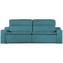 Ver imagem 4 de Sofá 4 Lugares Connect com Pillow Retrátil e Reclinável 2,50M Suede Amassado Azul