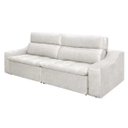 Ver imagem 5 de Sofá 4 Lugares Connect com Pillow Retrátil e Reclinável 2,50M Suede Amassado Champagne
