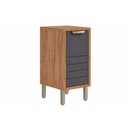 Ver imagem 1 de Balcão Cozinha Eloise c/1 Porta 40cm Cinamomo/Titanium MGM