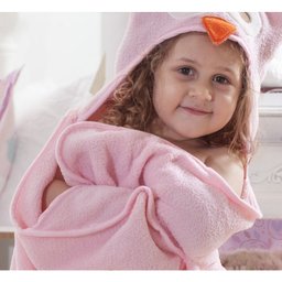 Manta Kids com Capuz Le Petit Coruja 1,30x0,60M - Corttex - 3