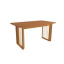 Ver imagem 4 de Conjunto Sala de Jantar Dora em Madeira Maciça 6 Cadeiras Boucle Bege