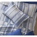 Ver imagem 2 de Jogo de Cama Casal Adrian Azul 200 Fios Algodão - 4 peças - Corttex
