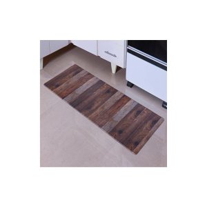 Tapete de Cozinha Premier 46cm X 120cm Niazitex Marrom