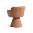 Ver imagem 4 de Cadeira de Mesa de Jantar Jade Base Cone Bouclé Terracota - Nexta Casa