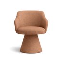 Ver imagem 2 de Cadeira de Mesa de Jantar Jade Base Cone Bouclé Terracota - Nexta Casa