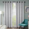 Cortina Living Art Estampada Andrea Cinza 1,80mx2,80m - Corttex - 1