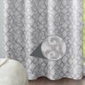 Cortina Living Art Estampada Andrea Cinza 1,80mx2,80m - Corttex - 2