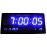 Relógio de Parede de Led Azul Digital Alarme Data Temperatura - 1